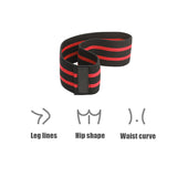 TD® Bandes de Yoga Pilates Puissance Hanches Exercice Élastiques Ceinture Sport Fitness Pratique Maison, Rouge Bande de Résistance-M