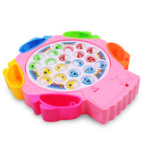 TD® Jouets de pêche pour enfants électrique amusant amusant plate-forme de pêche rotative jouets jouets de pêche avec musique