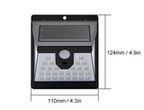 TD® 2 pack lampe solaire exterieur 100 led de éclairage Détecteur de Mouvement Lumière murale