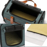 TD® Sac de Transport Respirant pour Chat Chien Moins de 5 kg Idéal pour Train Bus TGV Avion 50*28*32 cm Bonne Qualité Confort