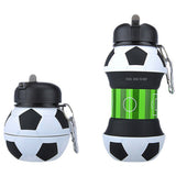 TD® Sports de plein air bouteille d'eau ménage silicone tasse pliante étudiant créatif tasse d'eau portable anti-chute étanche enfan
