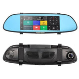 INN® Enregistreur de conduite à écran tactile de 7 pouces double lentille HD 1080 rétroviseur à vision nocturne AR DVR enregistreur