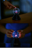 TD® Veilleuse bébé led usb prise boule électrostatique lightning magic ball atmosphère lampe cadeau enfant chambre mini lampe table
