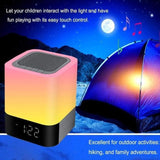 INN® LED Haut-parleur Bluetooth Veilleuse Lampe de communication sans fil Musique Pluggable Carte