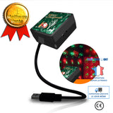 TD® Mini lumières de scène décoration de noël lumières d'halloween flocon de neige ciel étoilé lumière d'atmosphère de projection US