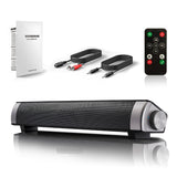 INN® enceinte barre de son connectique USB bureau son 20,3 cm x 3cm ordinateur portable PC haut-parleur colonne stéréo sound bar 600
