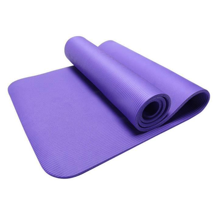 TD® Tapis de Yoga Épais/ Fitness Anti-dérapant / Exercice Abdos / Gym –