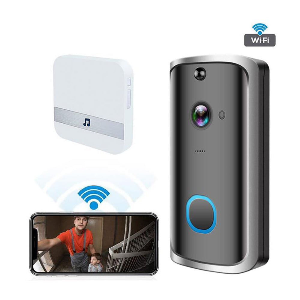 Acheter Sonnette vidéo sans fil avec caméra, sonnette intelligente