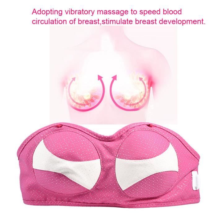 TD® masseur poitrine femme seins vibration chauffant stimulation grossissement naturel électrique efficace esthétique corporel bien-