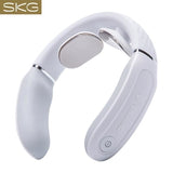 TD® Masseur de cou  Compresse chaude Masseur de la colonne cervicale Masseur électrique intelligent 3 modes Machine de massage port