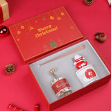 TD® Noël Aromathérapie Bougie Boîte Cadeau Fournitures Ensemble Arrangement Parfum Ornement De Bureau Parfum Chaud Statue De Noël