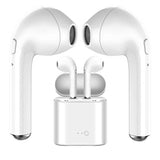 TD® Oreillette Bluetooth Écouteurs Bluetooth Sans Fil Mini Casques Oreillettes Intra-auriculaire/ Sans Fil Boite de Recharge Blancs