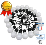 TD® Guirlande lumineuse led, guisette G50, guisette d'extérieur, guirlande de boules, fête de mari - Modèle: colorful 5m