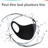 TD® Vélo de plein air Anti-poussière Masque Visage Lavable Preuve Protéger Visage Bouche Couverture En Plein Air Vivant Pour Toujour