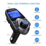 TD® Transmetteur bluetooth FM compatible voiture USB lecteur cartes SD chargeur sans fil iphone intelligent radio FM mains libres