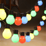 TD® Guirlande lumineuse led, guisette G50, guisette d'extérieur, guirlande de boules, fête de mariage - Modèle: WHITE 5m