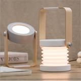 TD® Lumière 3D USB Veilleuses Créative Pliante Télescopique LED Lampe De Table Étudiant Apprentissage Lecture Lumière Blanc