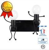 TD® Lampe Murale Moderne - Créatif et Simple - Noir