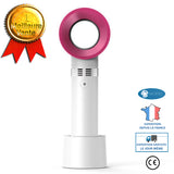 INN® Ventilateur à main Mini ventilateur portatif sans lame rechargeable USB portable refroidisseur pratique pour maison en plein