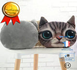 TD® Drôle 3D Cat Imprimer Coussin Coussin créatif mignon poupée en peluche cadeau Home Décor