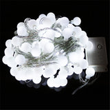 TD® 220V ue Plug guirlande lumineuse LED boules chaîne lampe vacances chaîne lumières mariage maiso - Modèle: Warm White