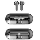TD® Oreillette Bluetooth ，Bluetooth 5.0， Oreillette sans fil Bluetooth， Écran numérique intelligent avec suppression du bruit