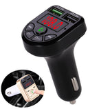 TD® Transmetteur FM  de voiture Double USB Bluetooth 4.1/ Chargeur Kit mains libres voiture Transmetteur FM Lecteur MP3