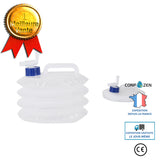 Seau télescopique extérieur 3L camping PE protection de l'environnement seau de stockage de voiture en plastique sac d'eau pl