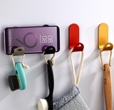 Patère crochet espace aluminium crochet rouge porte crochet arrière créativité poinçon gratuit cuisine salle de bain crochet