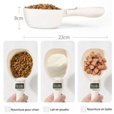 TD® Balance de cuisine pour cuillère de pesée électronique de nourriture pour chien chat électronique portable