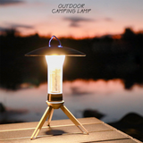TD® Multifonctionnel rétro camping nouveau USB rechargeable led tente en plein air cheval lampe portable lampe équipement camping la