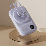TD® Trésor de charge magnétique 10000mAh USB avec charge rapide à deux fils adaptée au trésor de charge de téléphone portable Apple
