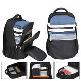 Sac à dos voyage d'affaires multifonction en tissu Oxford sac d'école pour ordinateur portable sac d'ordinateur 15,6 pouces