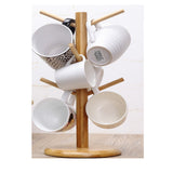 Bambou mug rangement