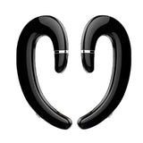 TD® Casque Bluetooth binaural à conduction osseuse monté sur l'oreille super longue veille sans casque Bluetooth intra-auriculaire