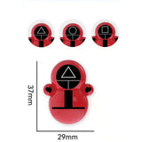 Film de jeu de calmars même gobelet ornements  de  bureau  gobelet carré  rouge ornements de cadeaux créatifs cadeaux d'hallo