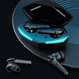 TD® Casque Bluetooth sans fil  Bluetooth 5.2 Annulation intelligente du bruit Faible consommation d'énergie Faible latence Casque de