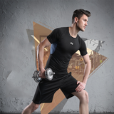 Combinaisons de sport de course, vêtements de fitness décontractés pour hommes, shorts de sport, collants à séchage rapide,vê