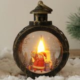 TD® Décorations de Noël lampe portable ronde lumières LED décoration de vitrine arbre de Noël pendentif accessoires créatifs