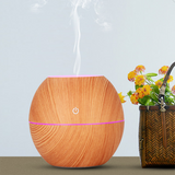 TD® Diffuseur d'arôme de grain de bois USB humidificateur à ultrasons coloré 5V Purification d'air cadeau diffuseur d'arôme de voitu