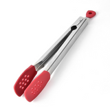 Clip de barbecue Poêle antiadhésive rouge 304 Clip de nourriture en acier inoxydable Clip de barbecue Clip de steak de pain