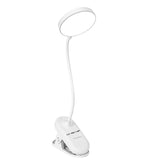 TD® Lampe de bureau LED clip protection yeux lampe de nuit chambre chevet décoration intérieur blanc commutation toucher lithium