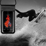 TD® Sac de téléphone portable à écran tactile bain de source chaude sac de téléphone portable natation plongée sac étanche transpare