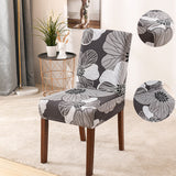 TD® Housse de chaise élastique ensemble de coussin de chaise hôtel restaurant général simple table à manger et housse de chaise