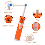 TD® Brosse à dents électrique soin dentaire hygiène buccale brosse à dents soin dentaire apparence enfant cartoon imperméabilité