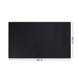 TD® Bloc d'écriture Bloc d'écriture simple en cuir double face de couleur unie simple Tapis de table de bureau simple Set de table p