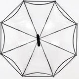 TD® Poignée droite transparente parasol en forme de C parasol protection UV parapluie extérieur parasol parasol parapluie inversé