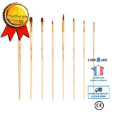 Ensemble de stylos aquarelle 8 séries de bûches ensemble de pinceaux débutant adulte professionnel Art peinture ensemble de s
