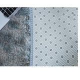 TD® GOGOLOVING Tapis de Salon Shaggy 200 x 300cm Gris Argent