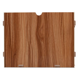 Support de stockage Support de stockage creux en forme d'éventail Les fournitures de bureau en bois organisent le support fic